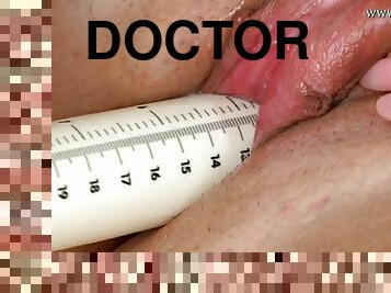 Doctor Will Say How Deep Is Your Young Moist Vagina