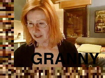 Sexy redhead granny