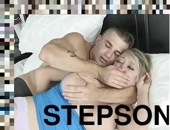 Stepson fucked busty stepmom roughly