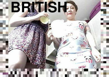 British pissing slut contest