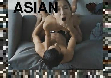 Beautiful Asian Teen gets licked and fucked her pussy, likewise she sucks his Asian dick.
