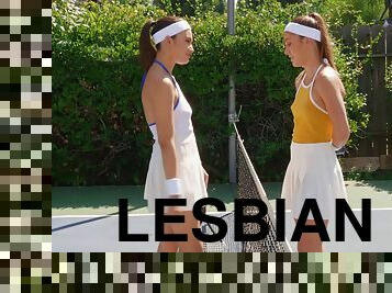Tennis match leads to lesbian sex - Paige Owens and Liv Wild