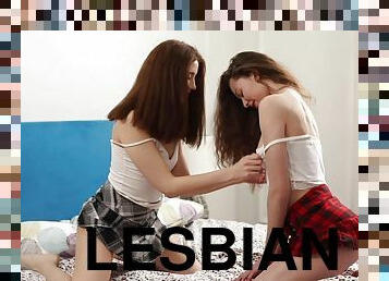 pussy licking and romantic kissing are adorable with lesbian Sweet Hole
