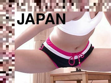 Sporty girl Kanan Mizuki fucked really hard and getting jizz on her clothes