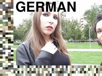 GERMAN SCOUT - BIG NATURAL TITS TEEN (18+) LINA TO FUCK AT MODEL CASTING JOB - Hardcore