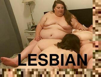 Bbw Fucks 2 Ssbbws - fat ass Jalisa Elite in lesbian threesome