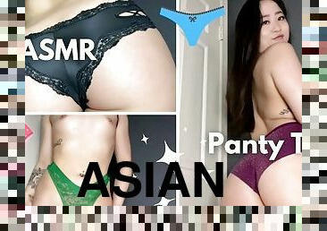 Thick Asian Panty Try-On and Ass Worship -ASMR