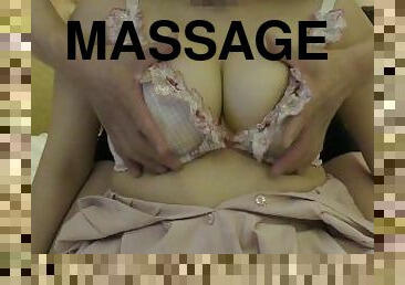 Satsuki" Clothed Big Tits Massage vol.1 Massaging amateur's breasts from behind