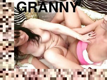 Granny education girl lesbian love