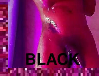 SEXY BLACK GUY TAKES U BATH AND GETS HOT 