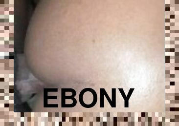 Ebony Girl Sucks Cum After Backshots & Face Shots