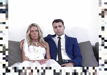 Bride in her late 20s fucked by her father-in-law in front of her hubby