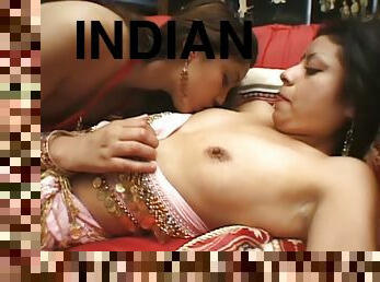 Two Horny Indian Lesbian Sluts Lick Each Other Cunts