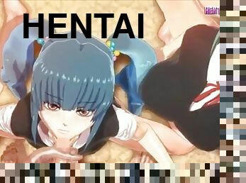 Uncensored at WWW.HENTAITOON.CLUB - Skinny And Young Hentai Pussies