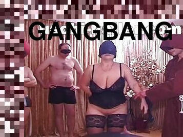 Homemade gangbang with big saggy tits milf Sabine - Trailer