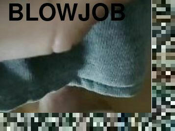Rare blowjob of a slut