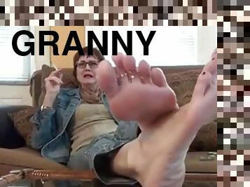 American granny  foot control