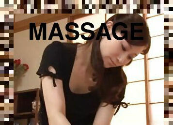 Oil massage lesbian wife