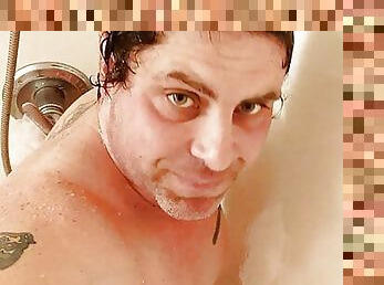 Close up shower bathroom webcam show 