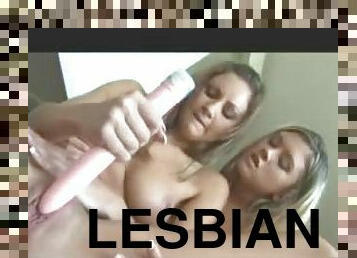 Hot lesbian babes fuck their big naughty toys