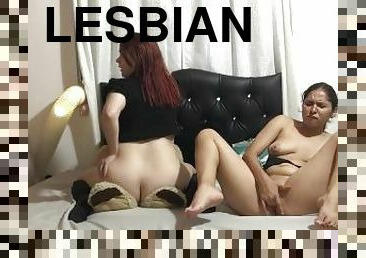 lesbian couple fucking with toys