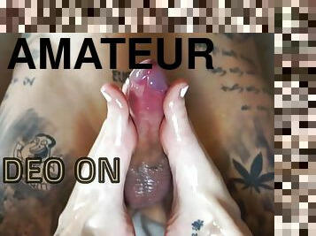 POV FOOTJOB she knows, how to make me cum with her FEET PREVIEW