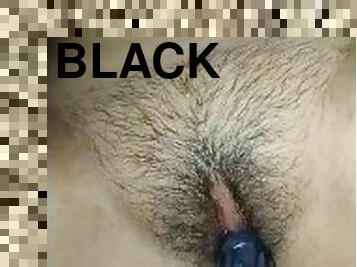 black dildo for Valentine's day