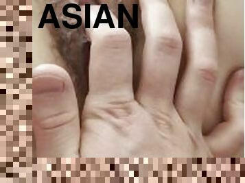 The sweet moans of a real Asian wife. Homemade porn - Part 1