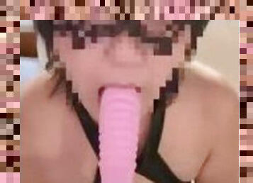 ????????????????????????????Soggy erotic blowjob with a vibrator?