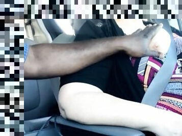 Hot Horny Big Ass SSBBW Milf Caught Publicly In Car With Black Guy Touching Boobs, Touch My Wife