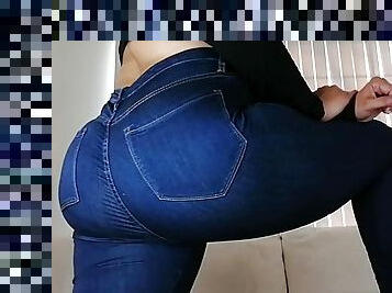 Jean Jerker Hypnosis you can only jerk off to tight jeans on black ass