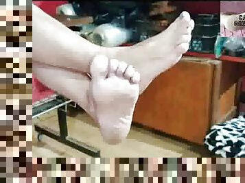 Mel barefoot feet 1
