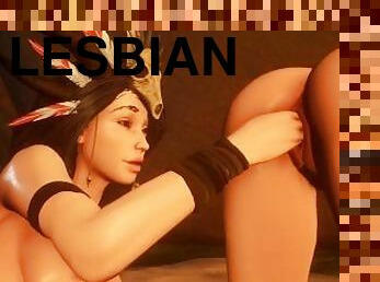 Two Wild Lesbian Queens Fisting sex