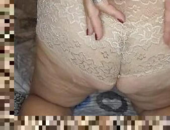 Awesome naked fat granny seduction.