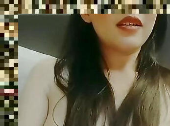 Hot horny Asian girl pussy and tits