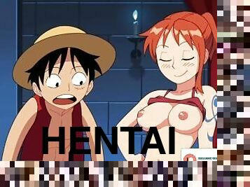 LUFFY AND NAMI HENTAI STORY ON THOUSANT SUNNY - ONE PIECE HENTAI ANIMATION 4K 60FPS