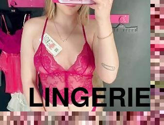 Sexy girl Hunkemoller Try On haul See through Sexy Lingerie