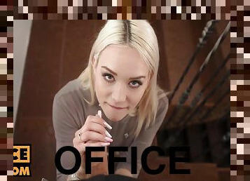 Pov - Barbie Brill Is Your Horny Office Slut