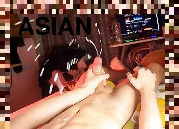 solo masturbation of a hot Asian boy ( onlyfans - handjobmen )