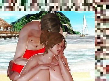 Max's Life Cap 24 - Masaje a Sexy Mujer En Playa Nudista