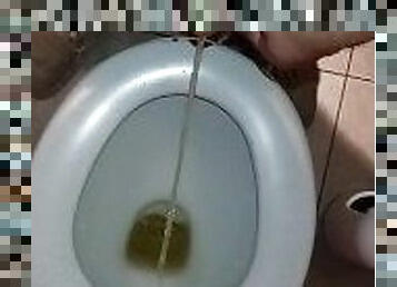 Teen Piss in Public Burger King Toilet  18 Years old
