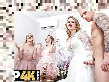 mladoženja, rusi, pušenje, porno-zvijezde, grupnjak, plavuše, jebavanje, u-četvero, venčanje