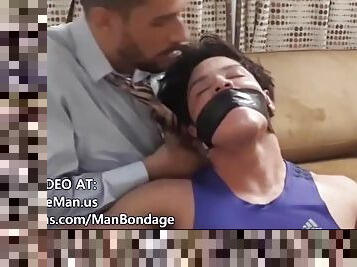 Diogo Nasser and Gil Holiver in bondage scenes