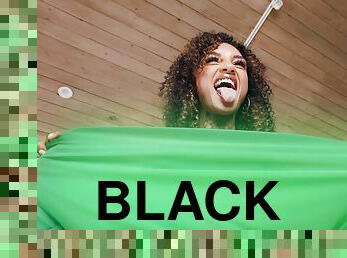Prankish black teen hot porn video