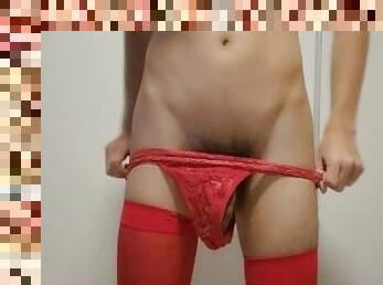 Boy To Sissy in Red Transformation