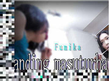 Standing masturbation - Fetish Japanese Video