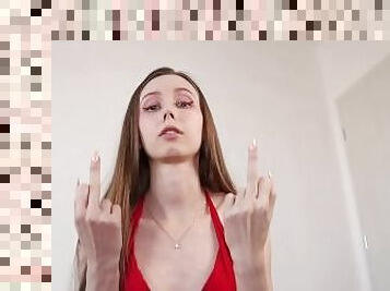 the truth about porn addicts like you - Femdom POV Clip by Leda von Thrill