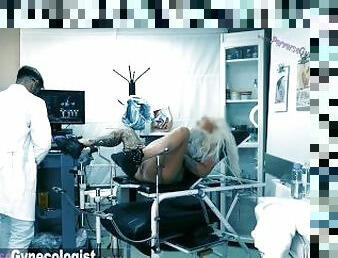 Free full video - Fake gynecologist fucks this 19-year-old blonde in her clinic room