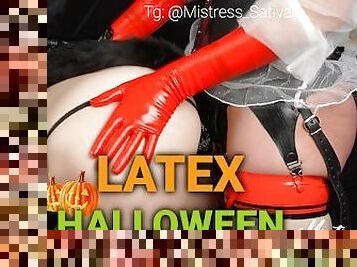 LATEX HALLOWEEN  Mistress Sativa