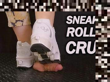 Shoejob with Roller Sneakers CBT - TamyStarly - Bootjob, Trampling, Ballbusting